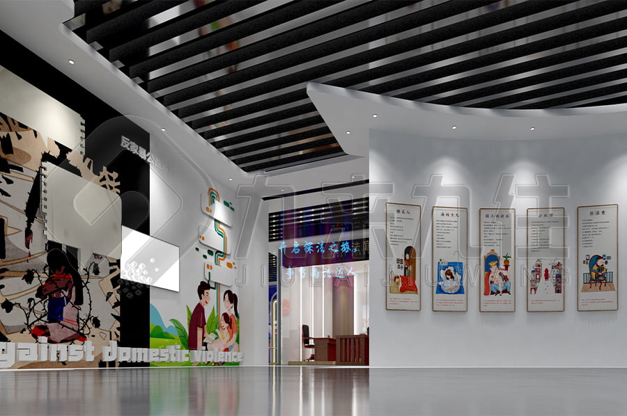 法制教育基地建設(shè)，法制教育展廳產(chǎn)品，法院法制教育展廳平面設(shè)計(jì)