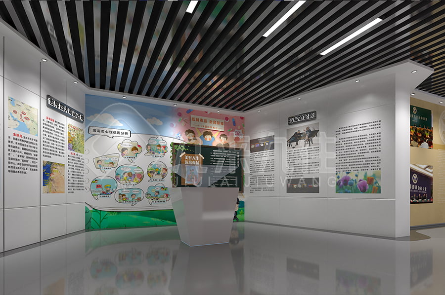 毒品預(yù)防教育基地，未成年禁毒教育展廳，禁毒展館，實(shí)施方案