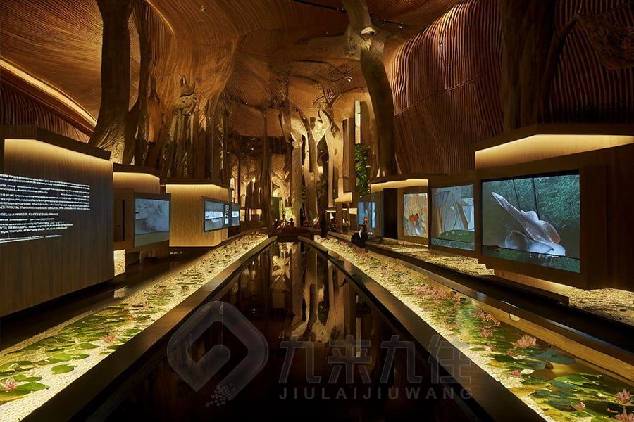 聲光電地質(zhì)保護(hù)展廳設(shè)計(jì),高科技展覽館裝修方案,互動(dòng)地質(zhì)保護(hù)展館建設(shè)