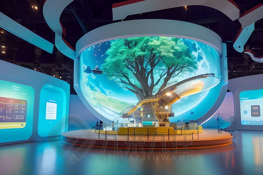 數(shù)字化節(jié)水展示館設(shè)計(jì),多媒體互動(dòng)展廳施工方案,現(xiàn)代環(huán)保教育展館建設(shè)