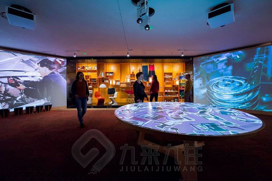 智慧集團文化博物館設計,高科技展廳建設方案,智能化展覽館裝修設計公司