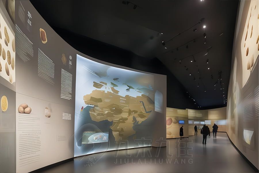 高科技農業(yè)展廳設計,環(huán)保農業(yè)展館施工方案,多媒體農業(yè)展覽館設計公司