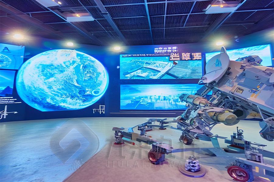 沉浸式國防宣教基地設(shè)計(jì),互動(dòng)國防展館施工方案,多媒體國防教育展覽館設(shè)計(jì)公司