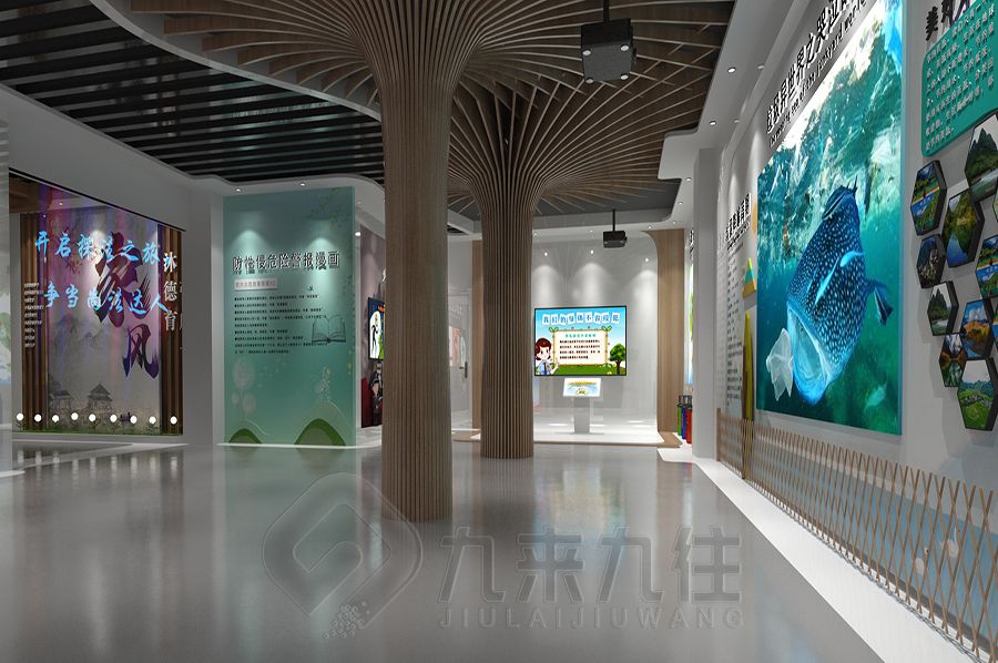 高科技法治宣教基地設(shè)計(jì),環(huán)?，F(xiàn)代展廳建設(shè),多媒體互動(dòng)展館施工