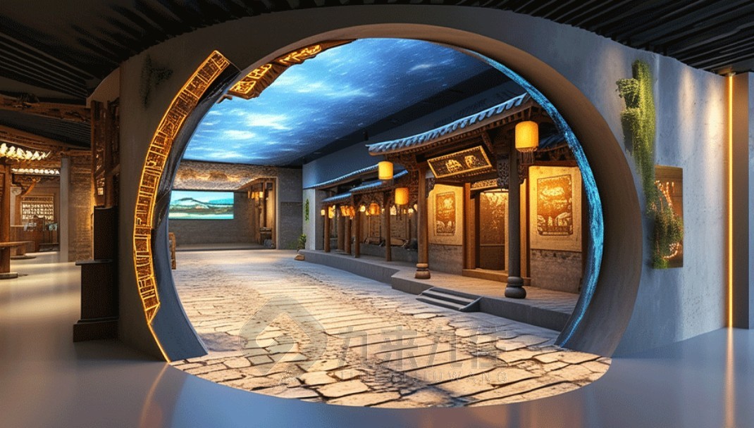 展館多媒體設(shè)計，多媒體展廳設(shè)計效果圖，展館設(shè)計搭建方案