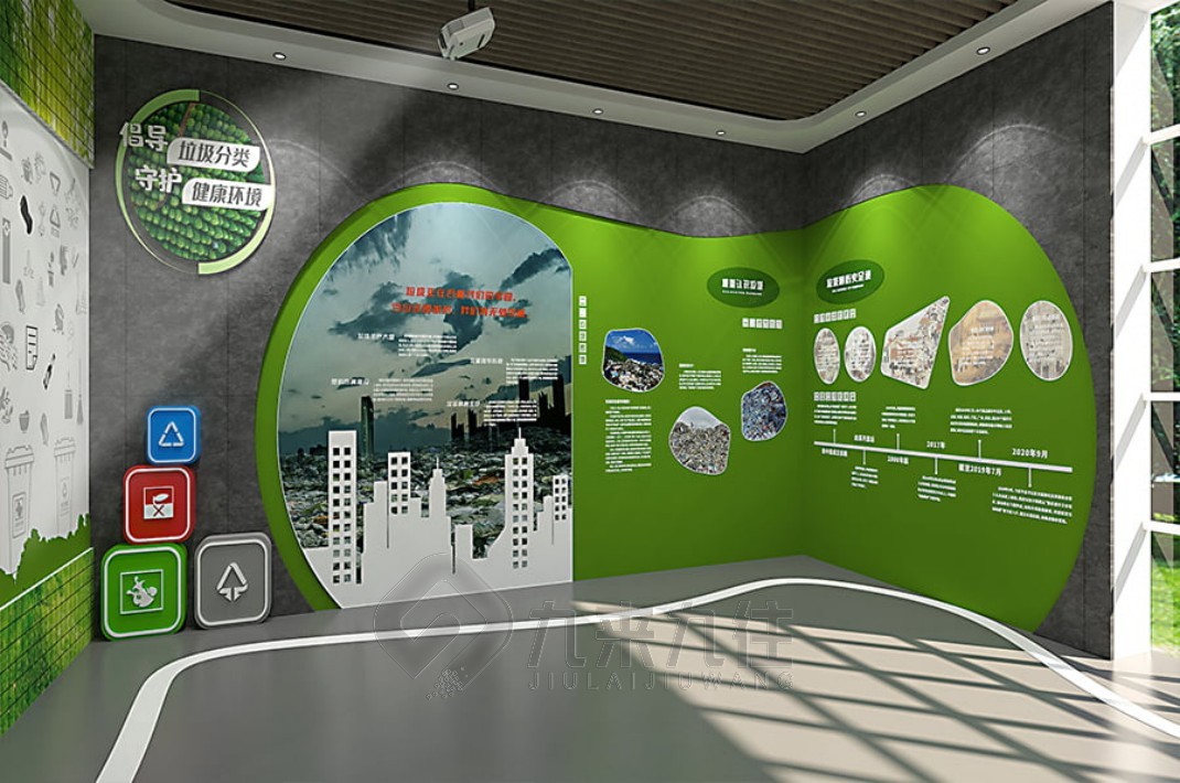 環(huán)保展廳效果圖,展廳設計圖環(huán)保主題,簡約大氣展廳效果圖環(huán)保