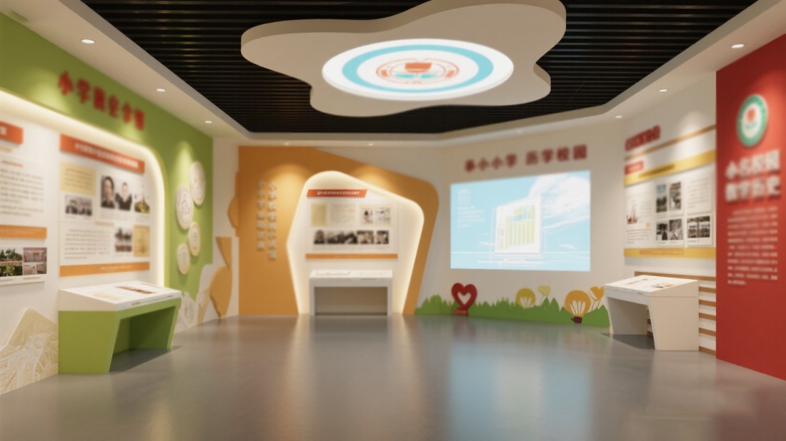 高校校史館設(shè)計，學校展館