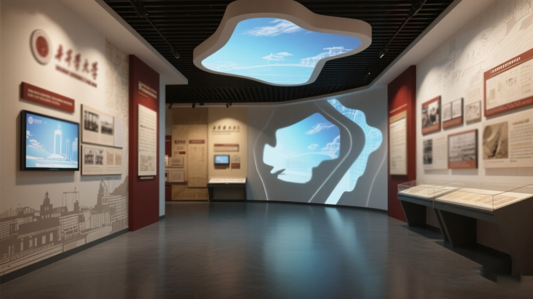 學(xué)校展館設(shè)計，校史展廳