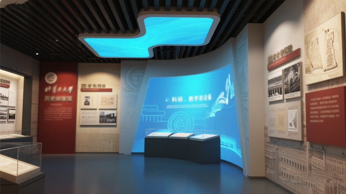 校史館公司，學(xué)校展廳