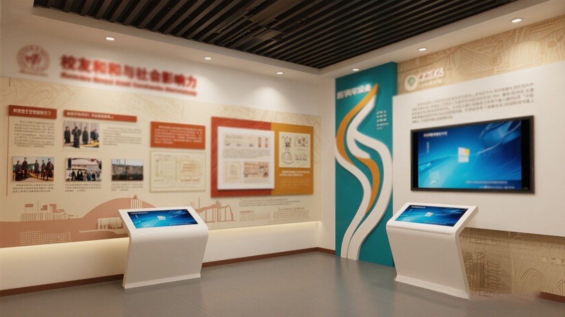 學(xué)校展覽館，學(xué)校展廳