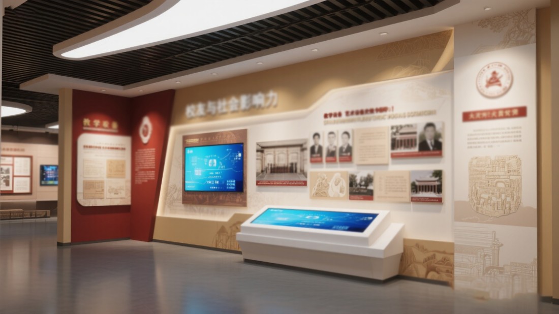 校史館空間設(shè)計，校史展廳