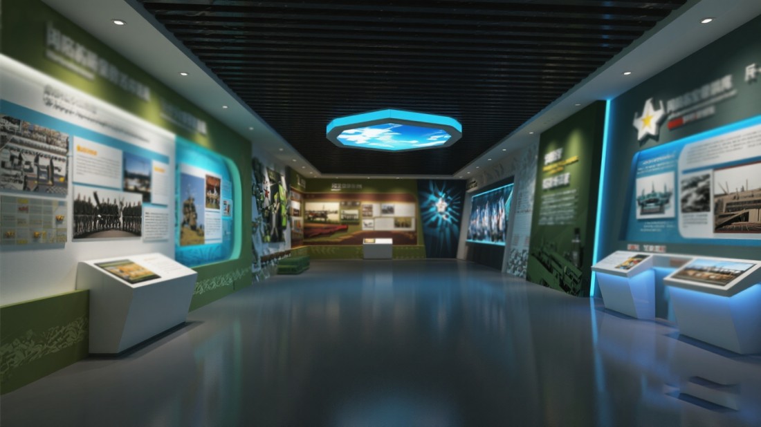 人防展廳效果圖，國(guó)防動(dòng)員基地
