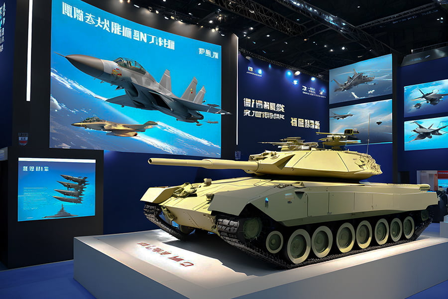 國(guó)防人防宣教體驗(yàn)館設(shè)計(jì)效果圖