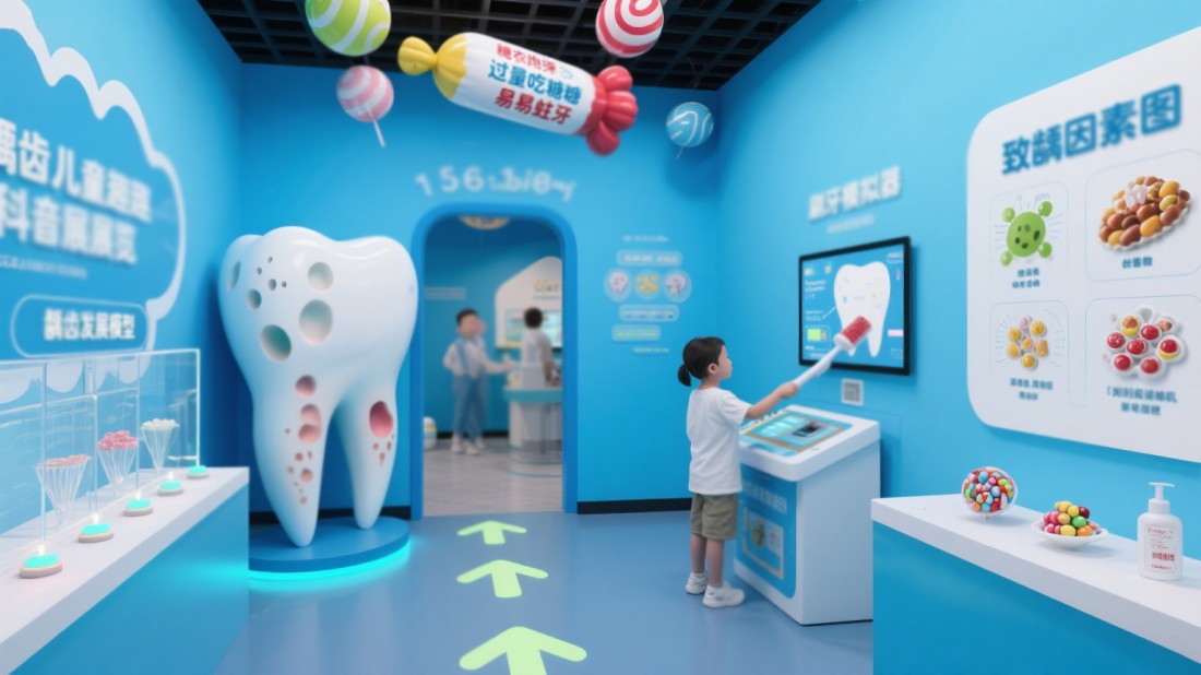 高科技口腔健康科普館效果圖
