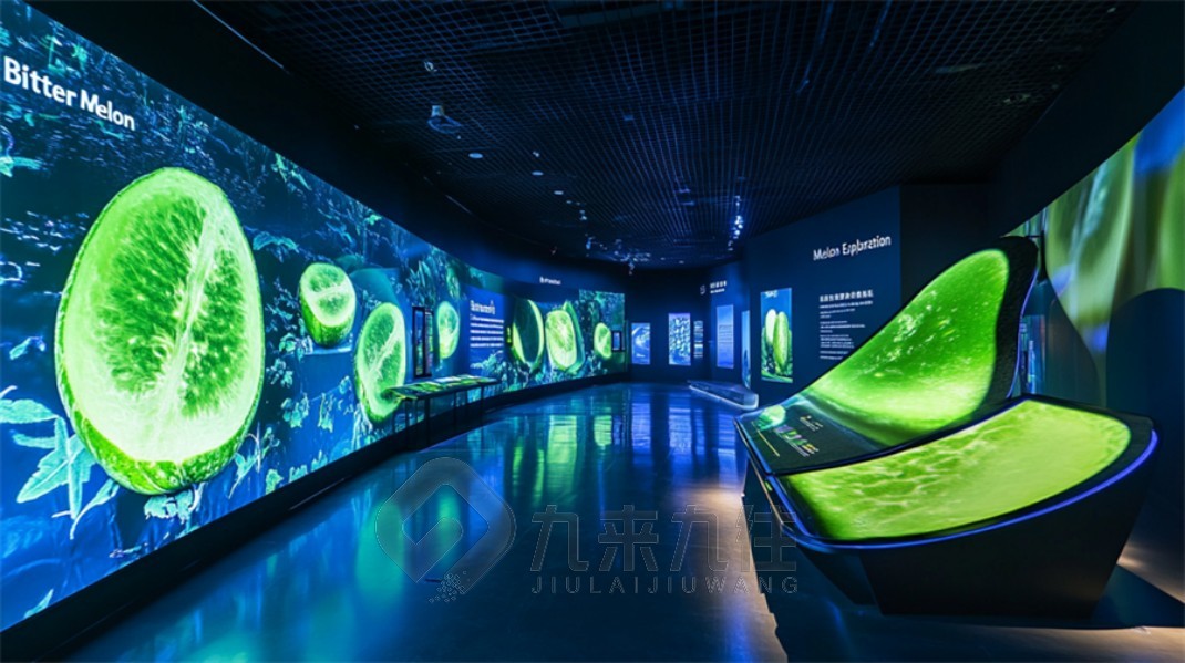 智能垃圾分類(lèi)展廳效果圖